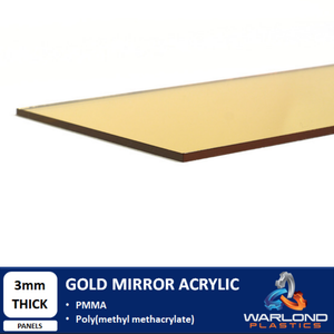 Gold Mirror Acrylic Panels