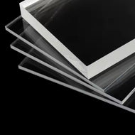 Custom-cut clear acrylic panels in various thicknesses by Warlond Plastics

