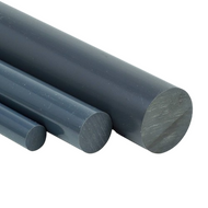 Grey PVC Rod - Durable PVC Rod for Industrial and DIY Projects - Warlond Plastics


