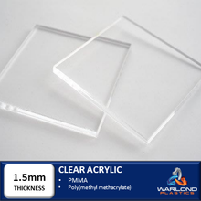 Load image into Gallery viewer, CLEAR ACRYLIC SHEETS 1.5mm THICK