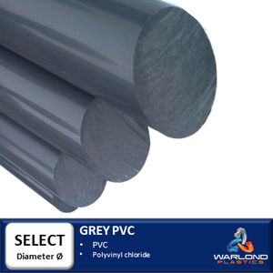 GREY PVC ROD