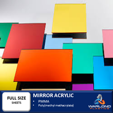 Load image into Gallery viewer, GOLD &amp; SILVER MIRROR ACRYLIC SHEETS (FULL SIZE)