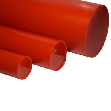 Red Polyurethane Rod