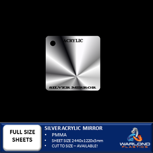 SILVER MIRROR ACRYLIC SHEETS