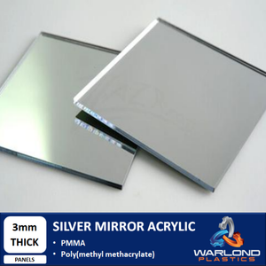 Silver Mirror Acrylic Panels